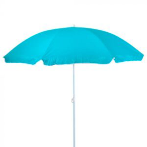 Sombrilla de playa celeste 180 cm